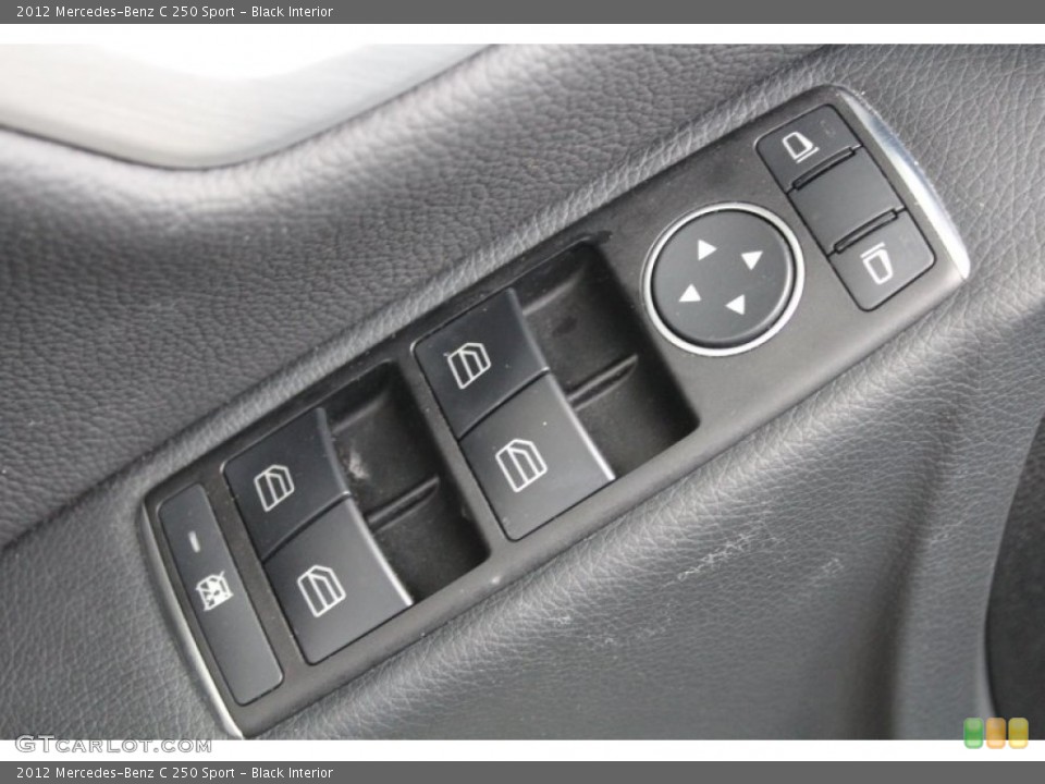 Black Interior Controls for the 2012 Mercedes-Benz C 250 Sport #81214206