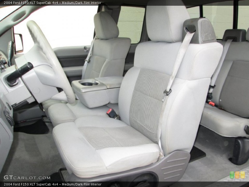 Medium/Dark Flint Interior Front Seat for the 2004 Ford F150 XLT SuperCab 4x4 #81215208