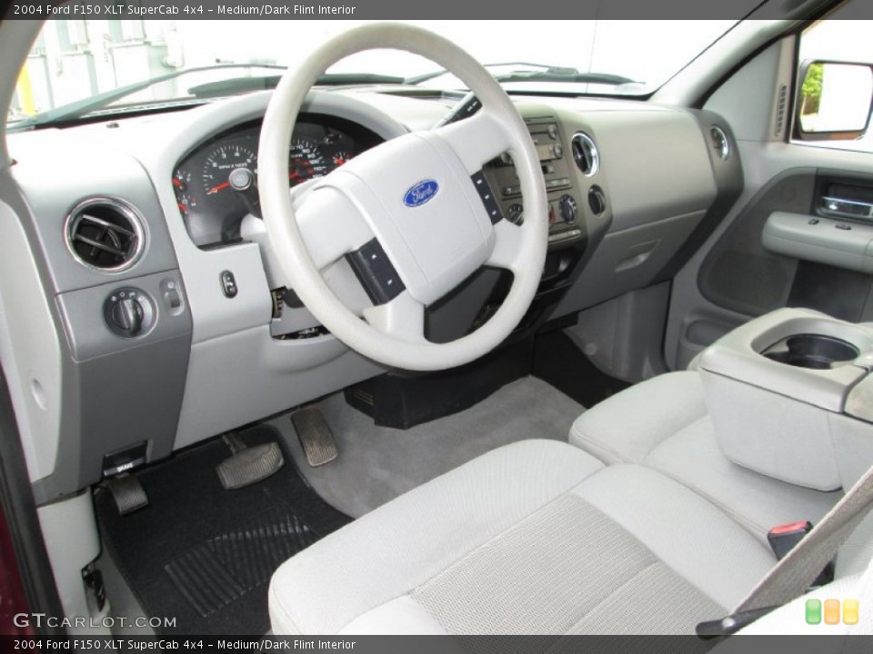 Medium/Dark Flint Interior Prime Interior for the 2004 Ford F150 XLT SuperCab 4x4 #81215226