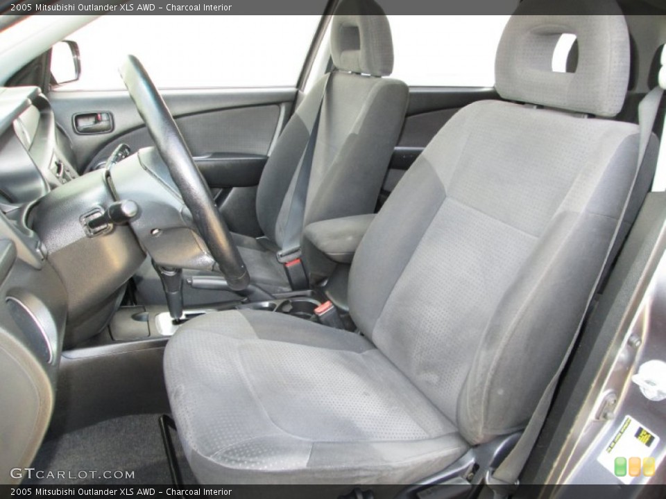 Charcoal Interior Front Seat for the 2005 Mitsubishi Outlander XLS AWD #81215823