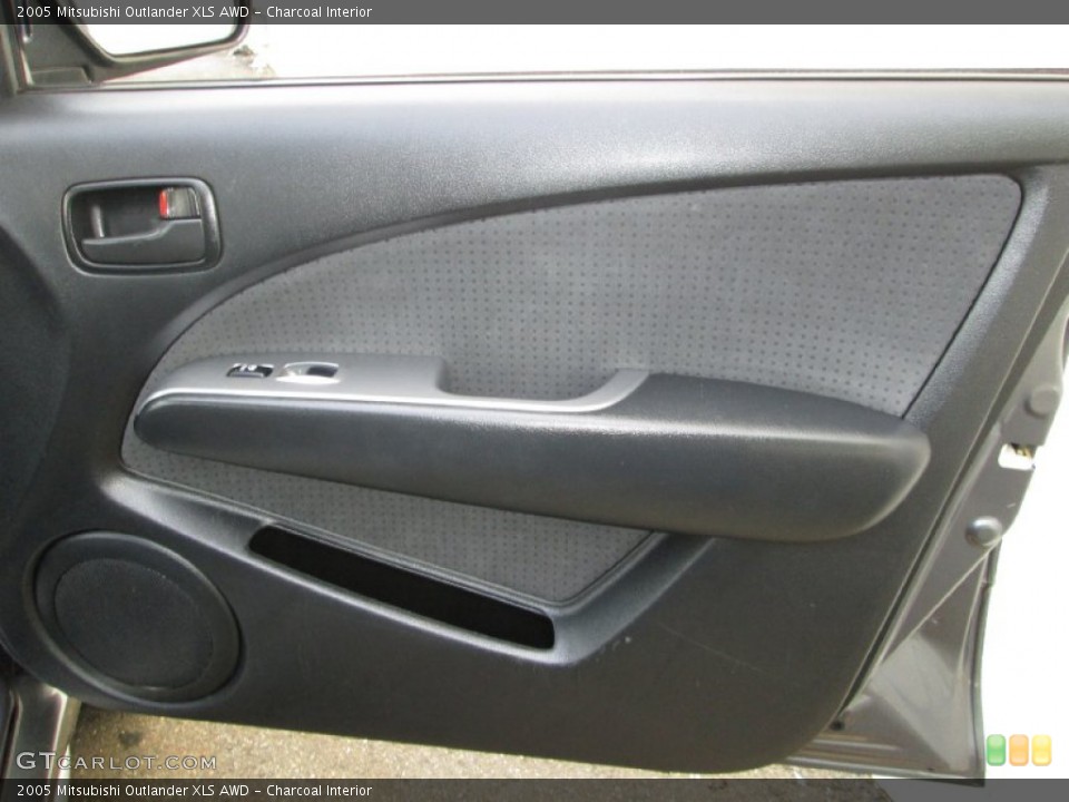Charcoal Interior Door Panel for the 2005 Mitsubishi Outlander XLS AWD #81216060