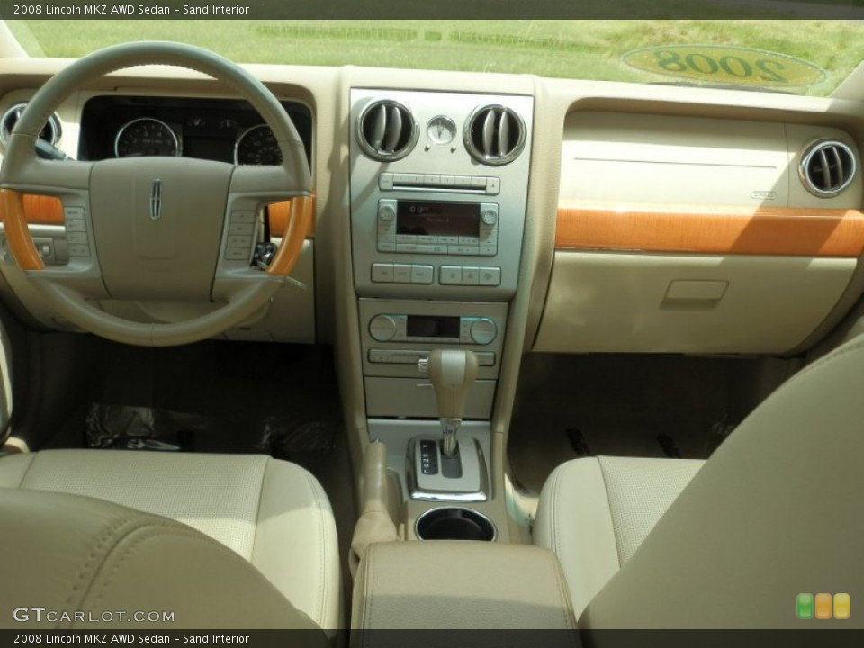 Sand Interior Dashboard for the 2008 Lincoln MKZ AWD Sedan #81216084