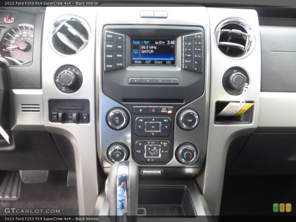 Black Interior Controls for the 2013 Ford F150 FX4 SuperCrew 4x4 #81216318