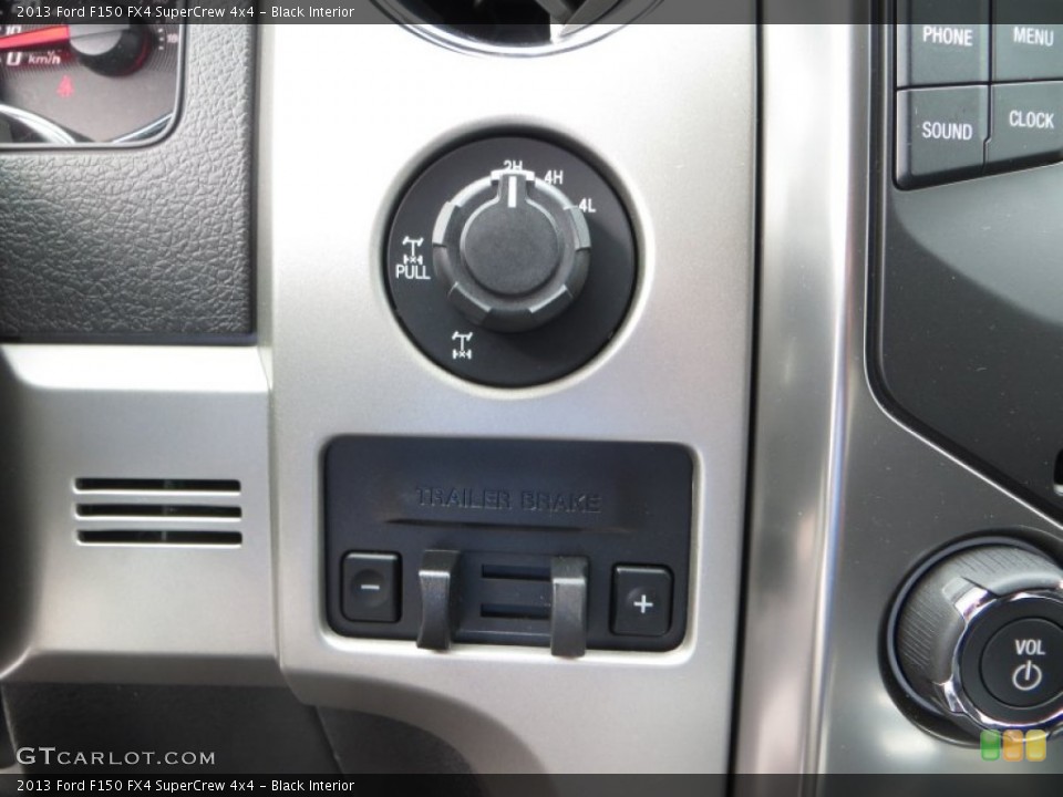 Black Interior Controls for the 2013 Ford F150 FX4 SuperCrew 4x4 #81216402
