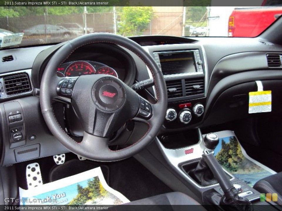 STI  Black/Alcantara Interior Dashboard for the 2011 Subaru Impreza WRX STi #81216420