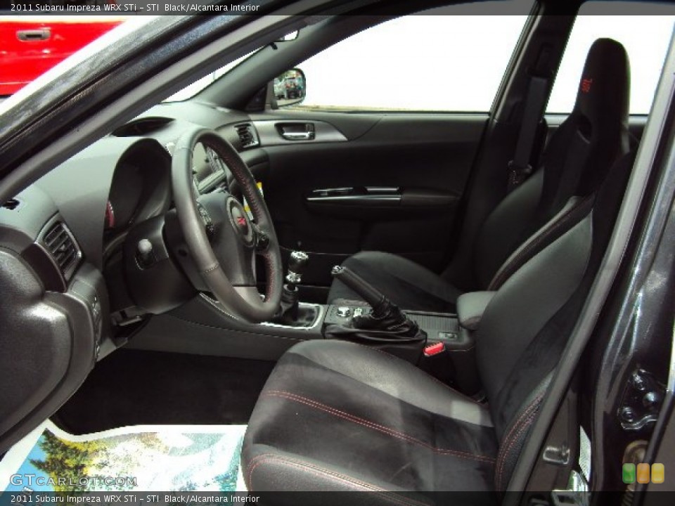 STI  Black/Alcantara Interior Photo for the 2011 Subaru Impreza WRX STi #81216440