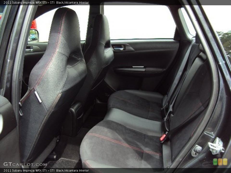 STI  Black/Alcantara Interior Rear Seat for the 2011 Subaru Impreza WRX STi #81216456