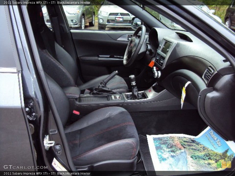 STI  Black/Alcantara Interior Front Seat for the 2011 Subaru Impreza WRX STi #81216510