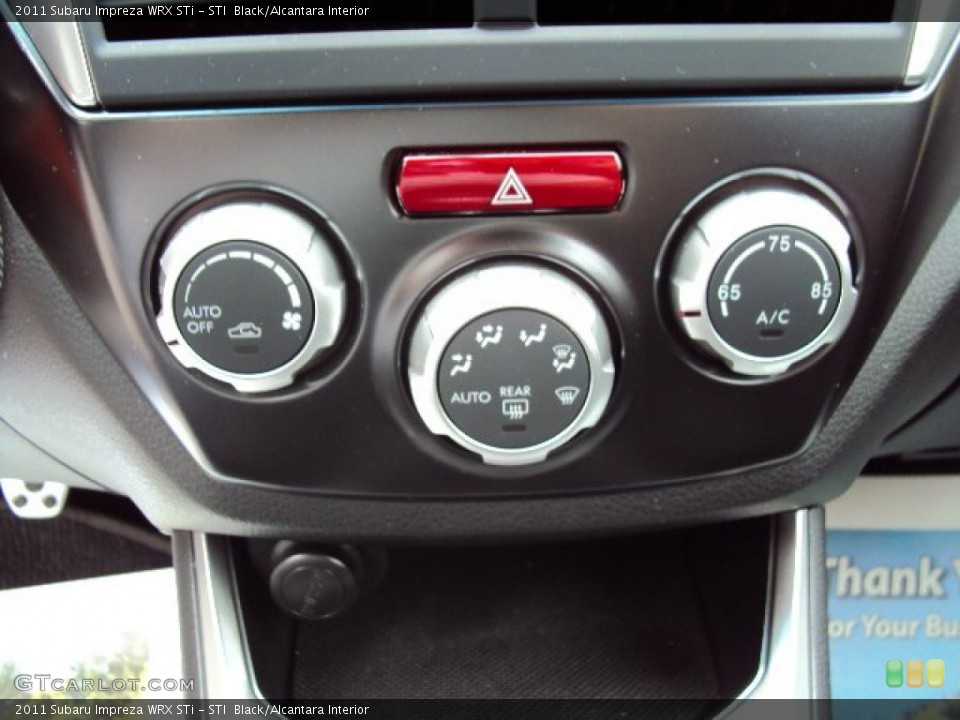 STI  Black/Alcantara Interior Controls for the 2011 Subaru Impreza WRX STi #81216610