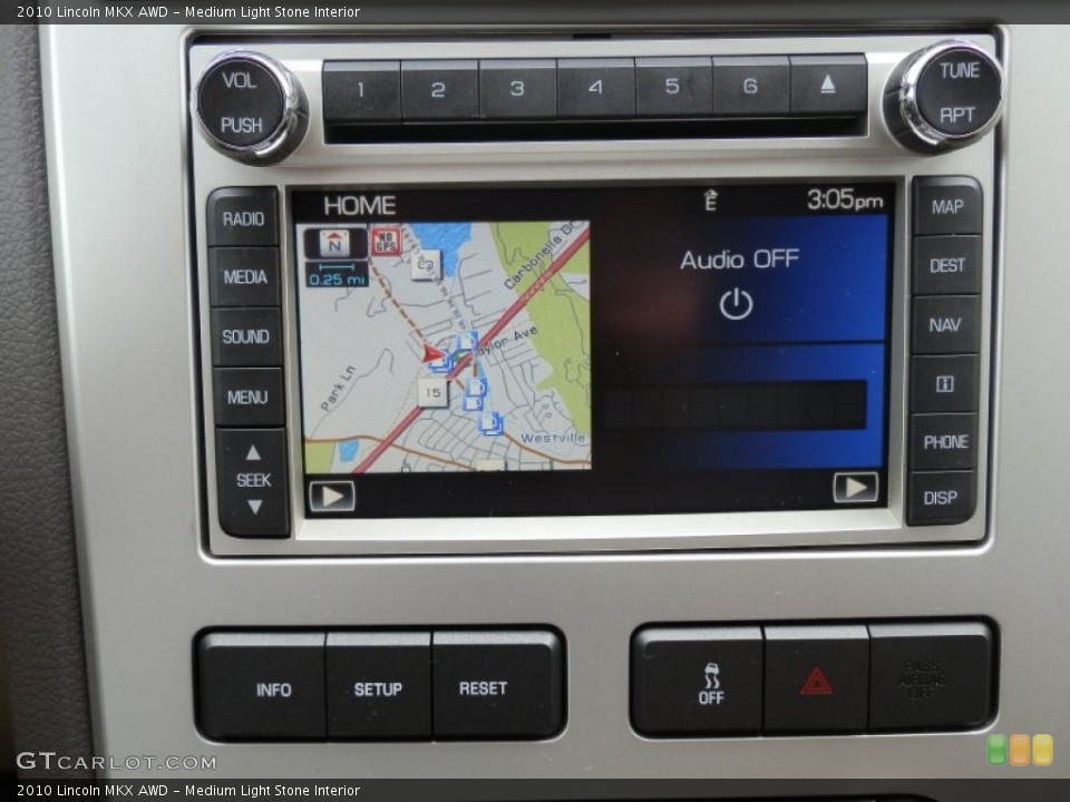 Medium Light Stone Interior Navigation for the 2010 Lincoln MKX AWD #81217246