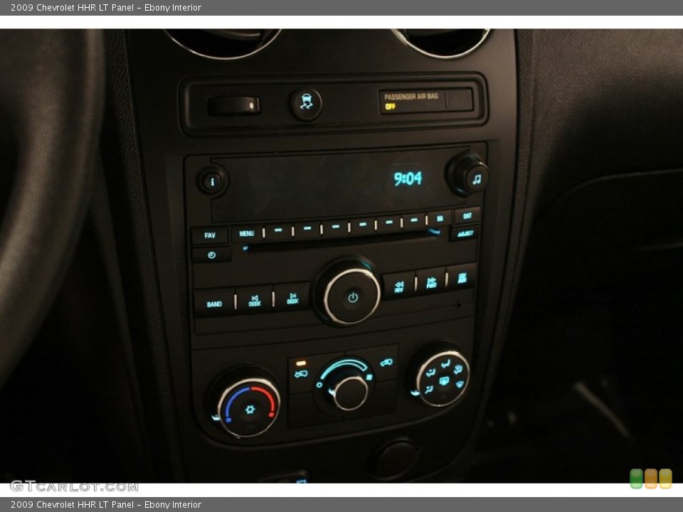 Ebony Interior Controls for the 2009 Chevrolet HHR LT Panel #81217490