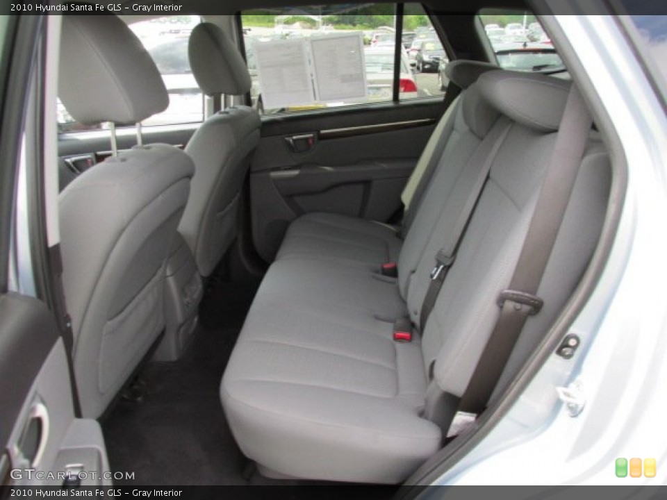 Gray Interior Rear Seat for the 2010 Hyundai Santa Fe GLS #81218511