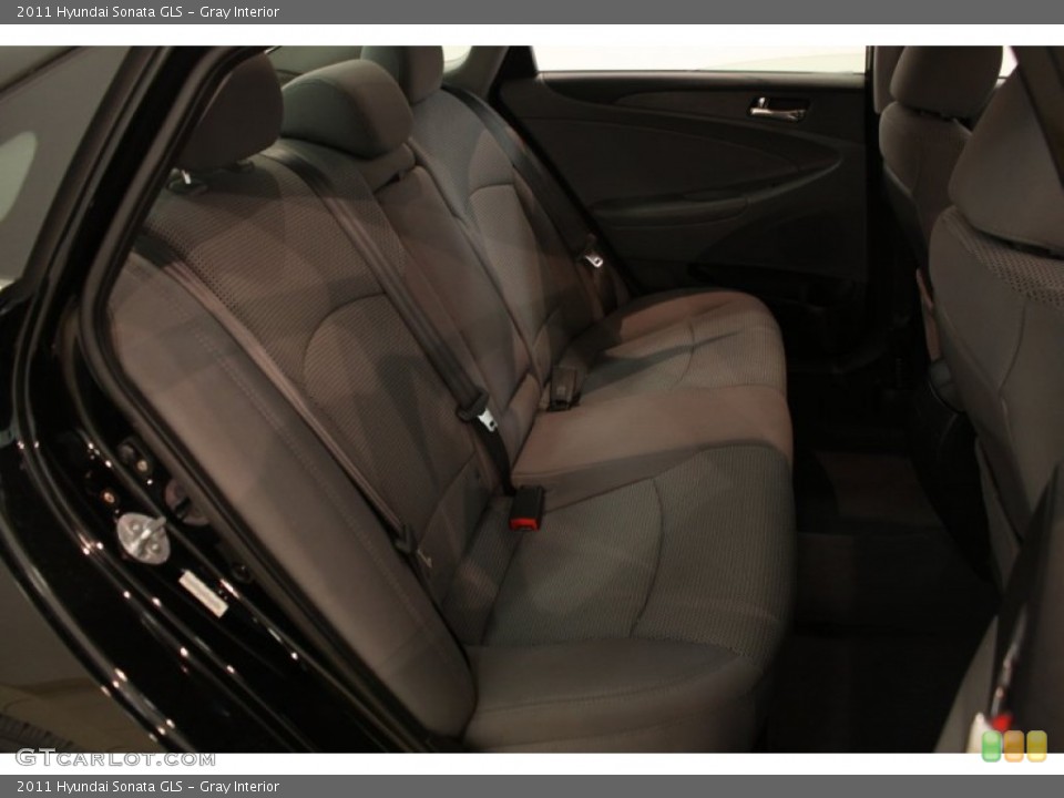 Gray Interior Rear Seat for the 2011 Hyundai Sonata GLS #81219372