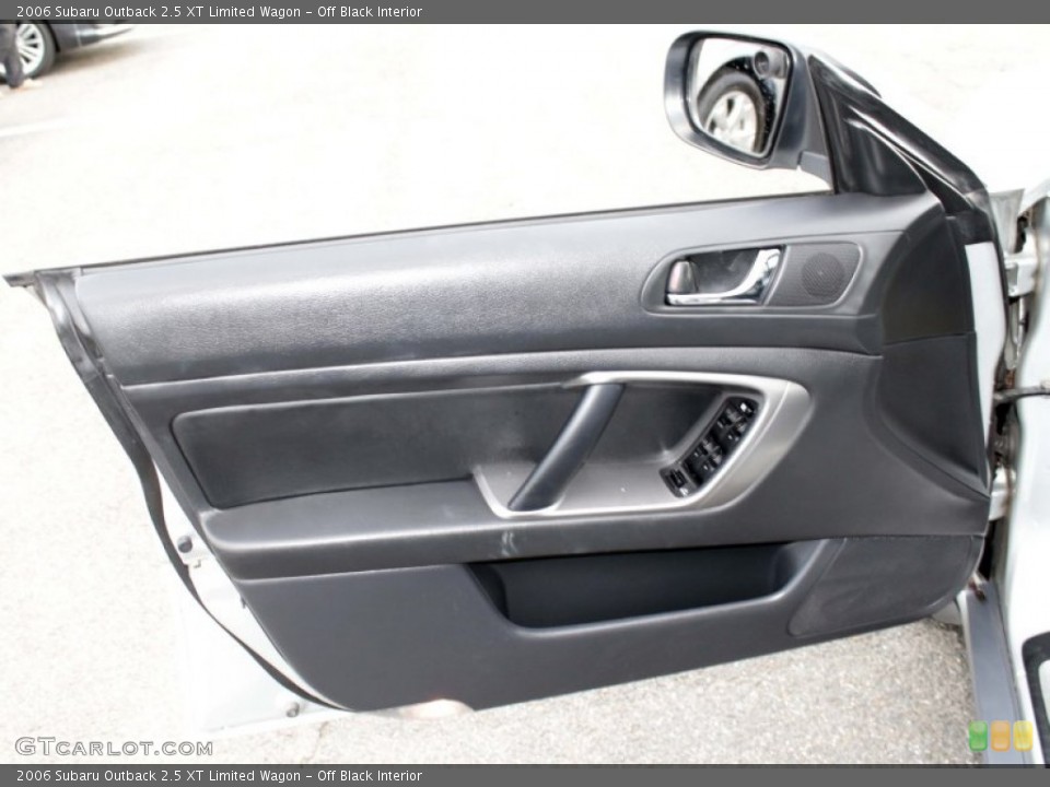 Off Black Interior Door Panel for the 2006 Subaru Outback 2.5 XT Limited Wagon #81220779