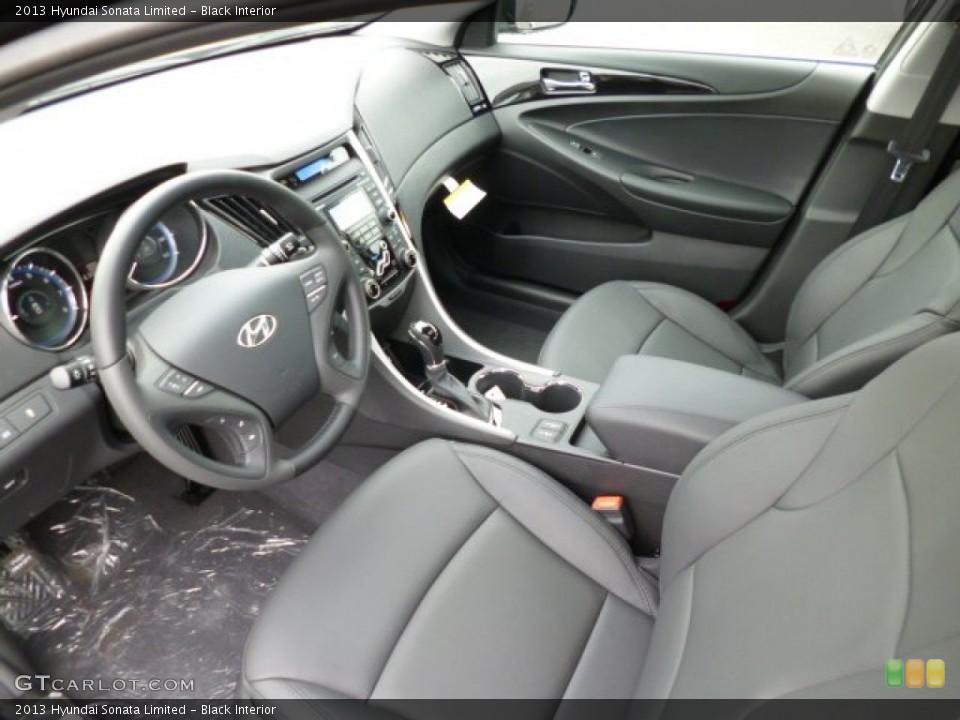 Black Interior Prime Interior for the 2013 Hyundai Sonata Limited #81221016