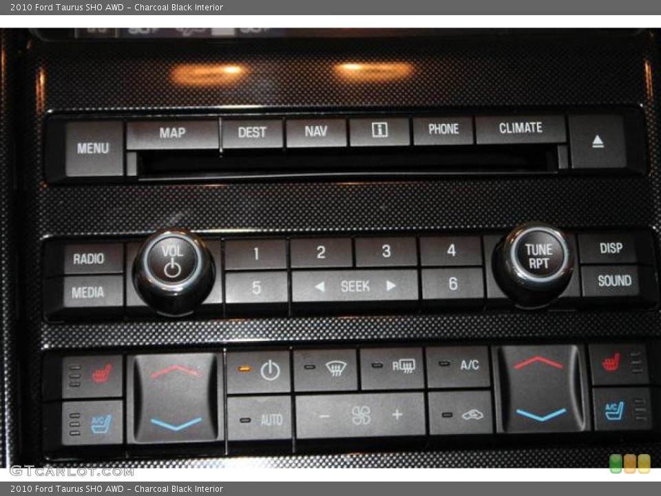 Charcoal Black Interior Controls for the 2010 Ford Taurus SHO AWD #81221298