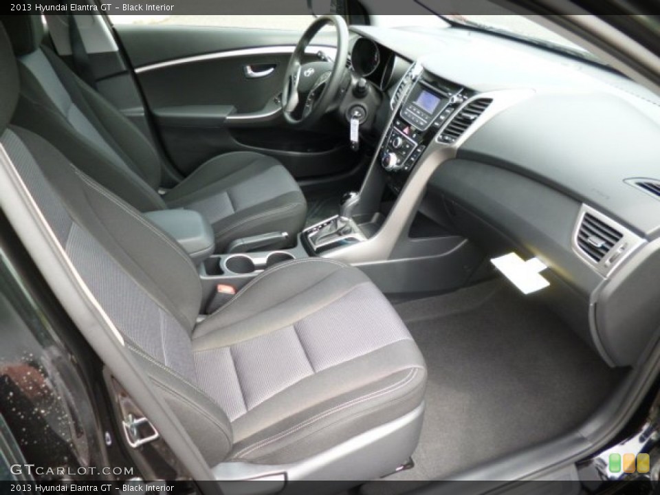 Black Interior Photo for the 2013 Hyundai Elantra GT #81222135
