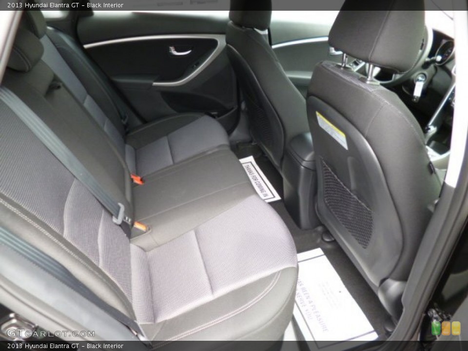Black Interior Rear Seat for the 2013 Hyundai Elantra GT #81222153