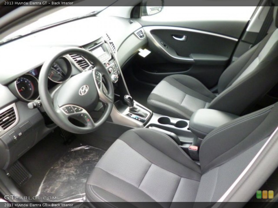 Black Interior Prime Interior for the 2013 Hyundai Elantra GT #81222211