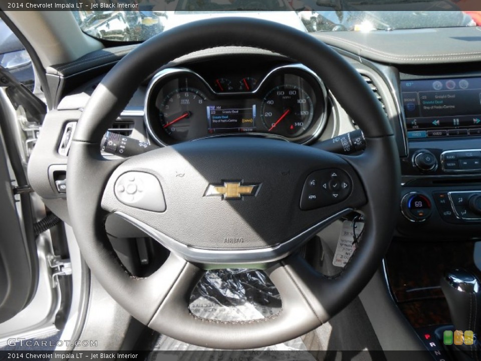Jet Black Interior Steering Wheel for the 2014 Chevrolet Impala LT #81224304