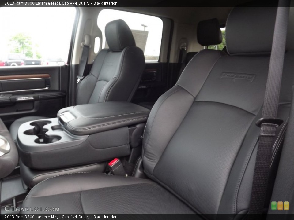 Black Interior Front Seat for the 2013 Ram 3500 Laramie Mega Cab 4x4 Dually #81226219