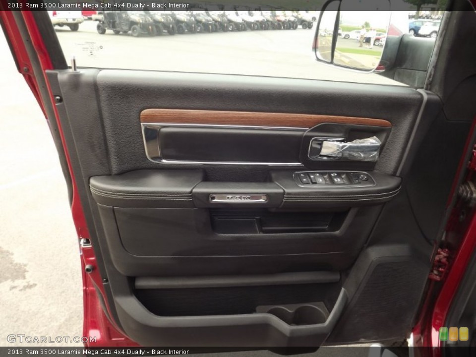 Black Interior Door Panel for the 2013 Ram 3500 Laramie Mega Cab 4x4 Dually #81226240