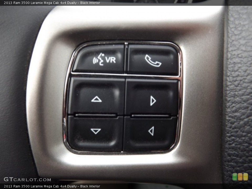 Black Interior Controls for the 2013 Ram 3500 Laramie Mega Cab 4x4 Dually #81226377