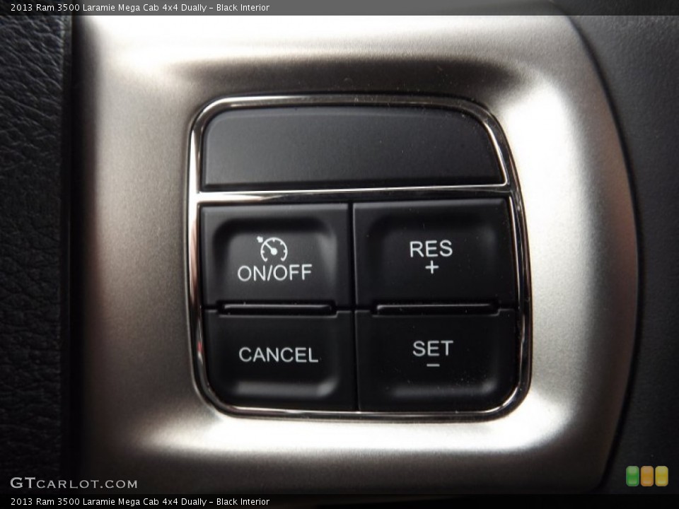 Black Interior Controls for the 2013 Ram 3500 Laramie Mega Cab 4x4 Dually #81226408