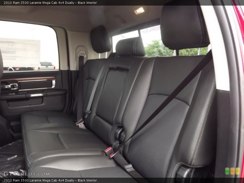 Black Interior Rear Seat for the 2013 Ram 3500 Laramie Mega Cab 4x4 Dually #81226475