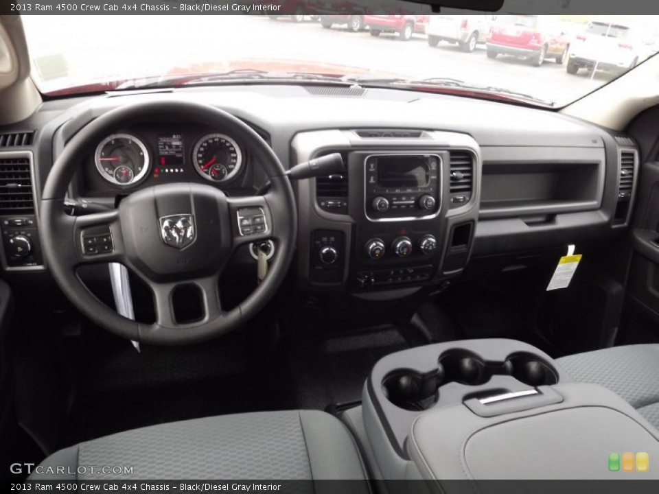 Black/Diesel Gray Interior Dashboard for the 2013 Ram 4500 Crew Cab 4x4 Chassis #81226834