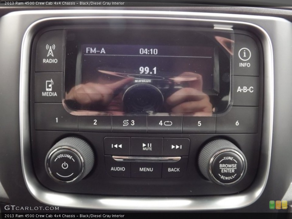 Black/Diesel Gray Interior Controls for the 2013 Ram 4500 Crew Cab 4x4 Chassis #81226876
