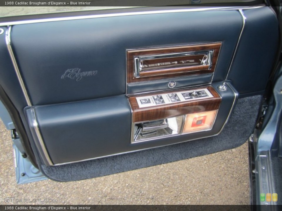 Blue Interior Door Panel for the 1988 Cadillac Brougham d'Elegance #81227950