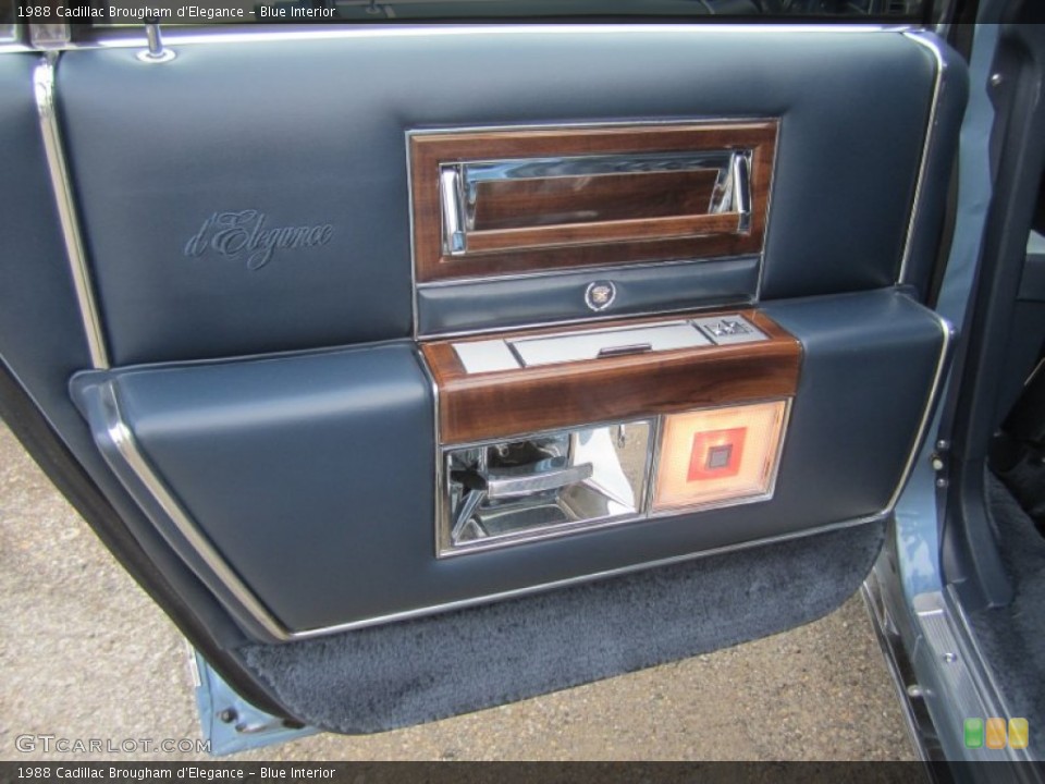 Blue Interior Door Panel for the 1988 Cadillac Brougham d'Elegance #81228301