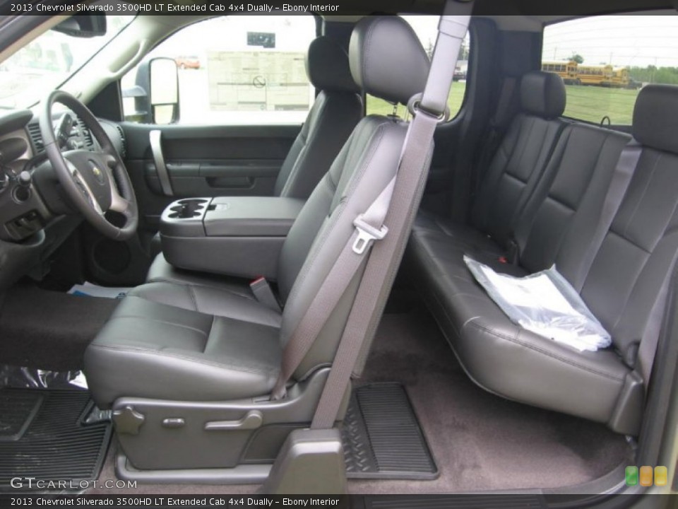Ebony Interior Photo for the 2013 Chevrolet Silverado 3500HD LT Extended Cab 4x4 Dually #81228353