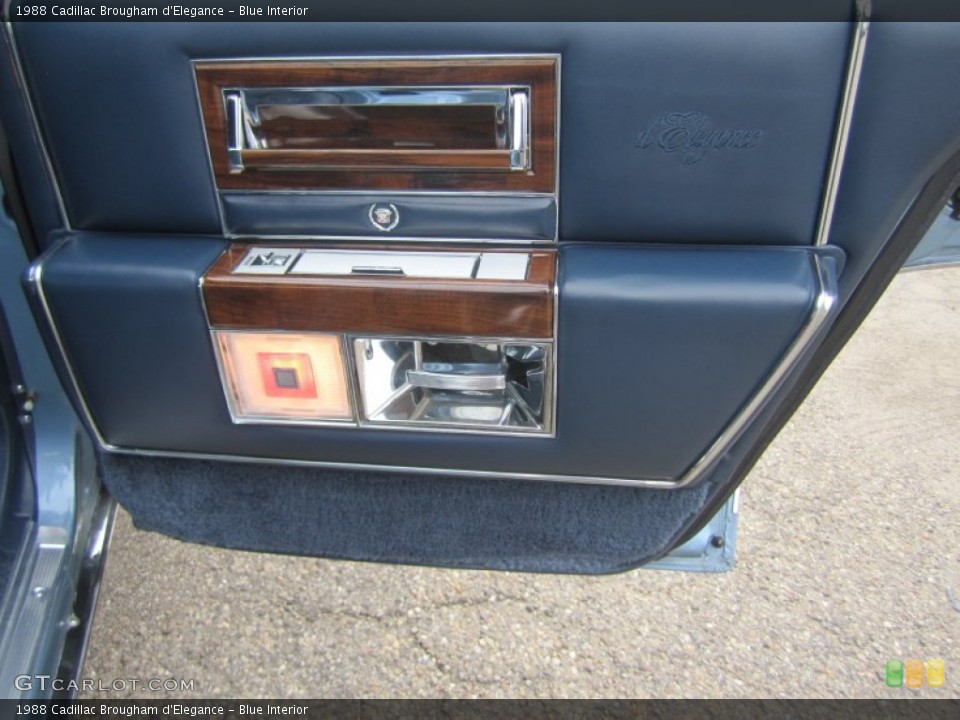 Blue Interior Door Panel for the 1988 Cadillac Brougham d'Elegance #81228377