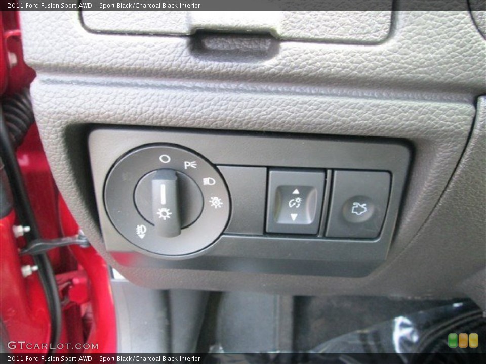 Sport Black/Charcoal Black Interior Controls for the 2011 Ford Fusion Sport AWD #81230746