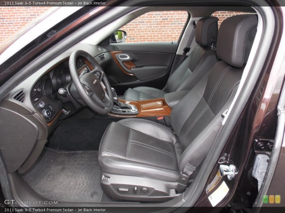 Jet Black Interior Photo for the 2011 Saab 9-5 Turbo4 Premium Sedan #81232649