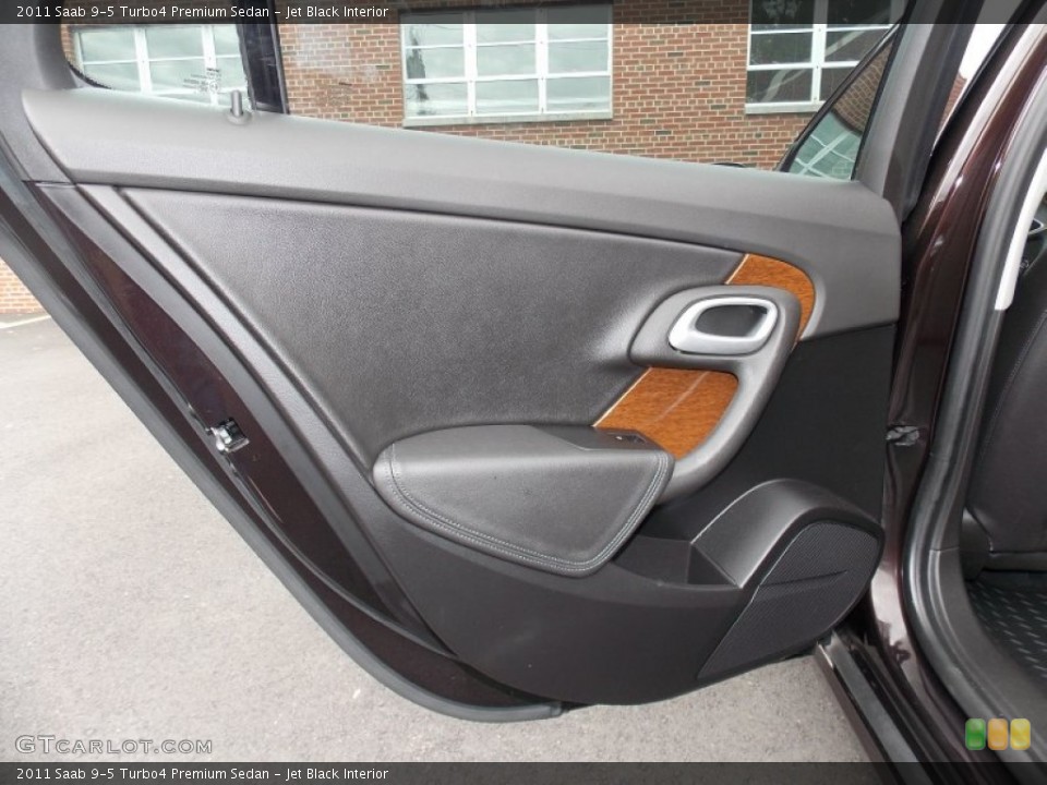 Jet Black Interior Door Panel for the 2011 Saab 9-5 Turbo4 Premium Sedan #81232942
