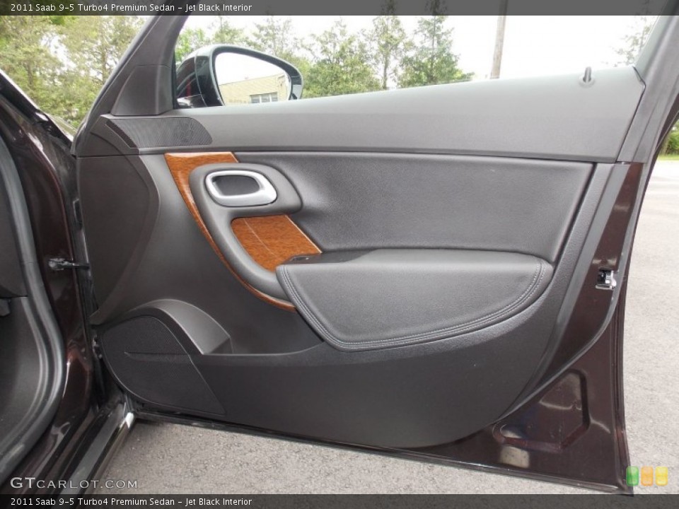 Jet Black Interior Door Panel for the 2011 Saab 9-5 Turbo4 Premium Sedan #81233023