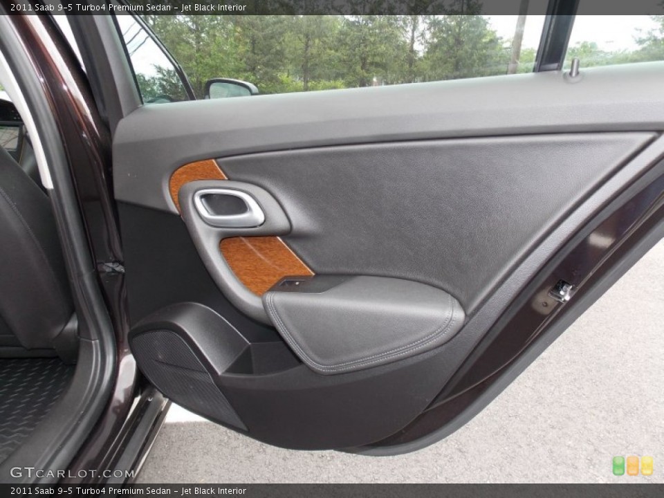 Jet Black Interior Door Panel for the 2011 Saab 9-5 Turbo4 Premium Sedan #81233077