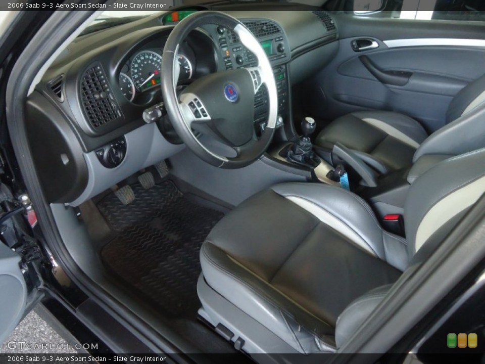 Slate Gray Interior Photo for the 2006 Saab 9-3 Aero Sport Sedan #81233615