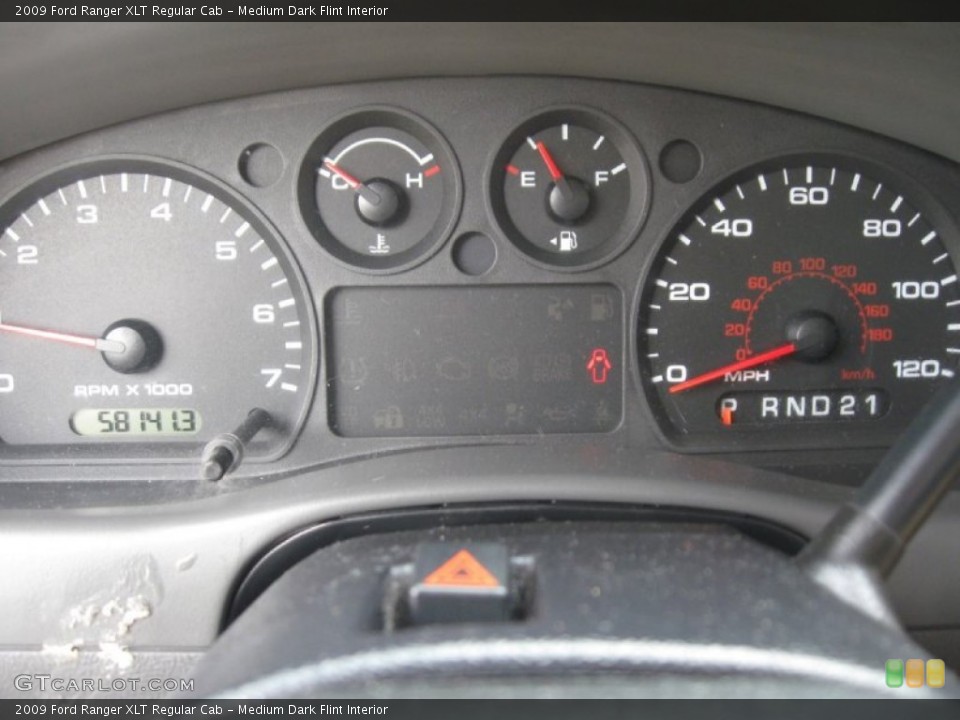 Medium Dark Flint Interior Gauges for the 2009 Ford Ranger XLT Regular Cab #81233722