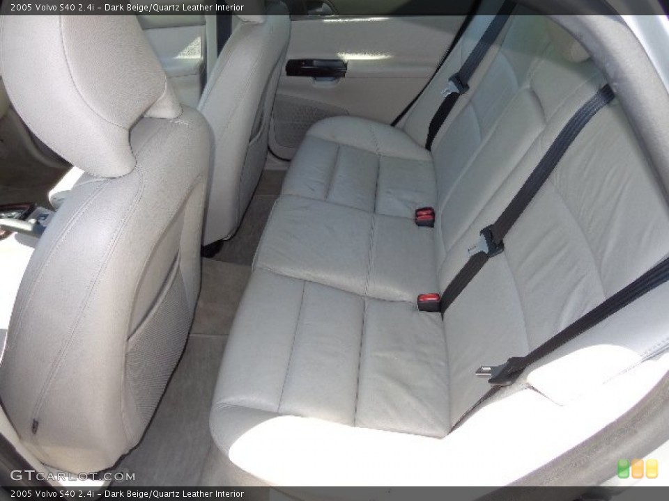 Dark Beige/Quartz Leather Interior Rear Seat for the 2005 Volvo S40 2.4i #81233866
