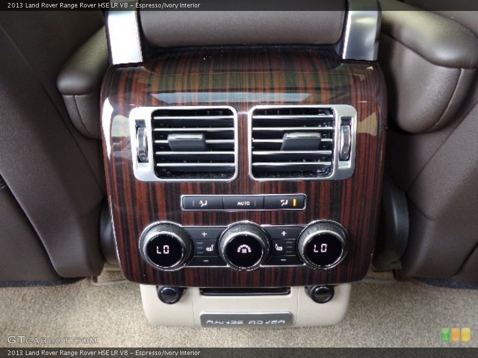 Espresso/Ivory Interior Controls for the 2013 Land Rover Range Rover HSE LR V8 #81234027