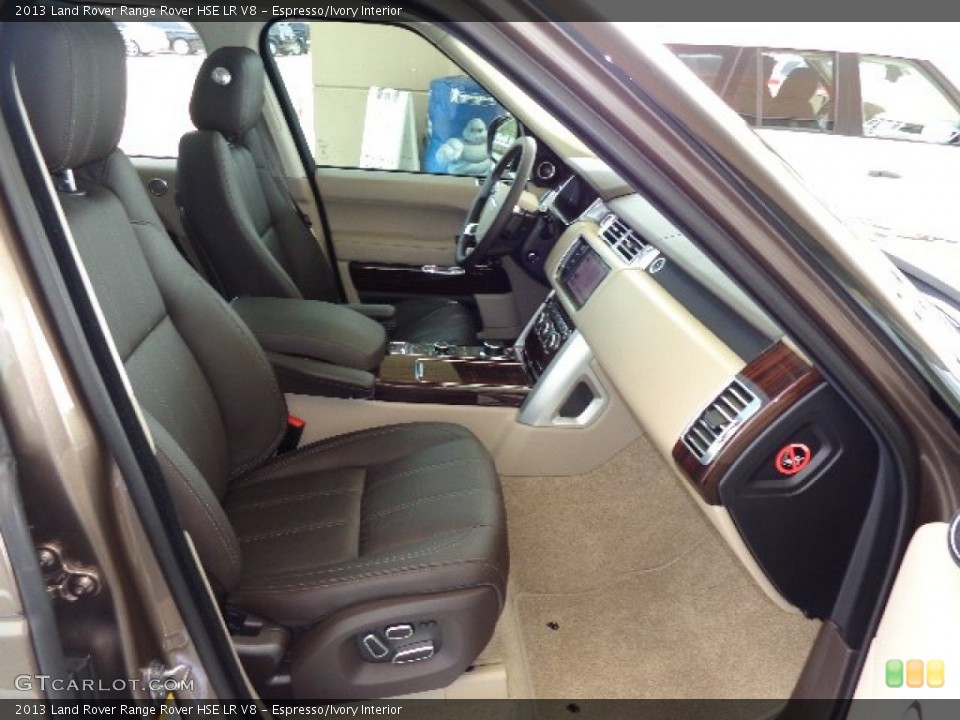 Espresso/Ivory Interior Front Seat for the 2013 Land Rover Range Rover HSE LR V8 #81234091