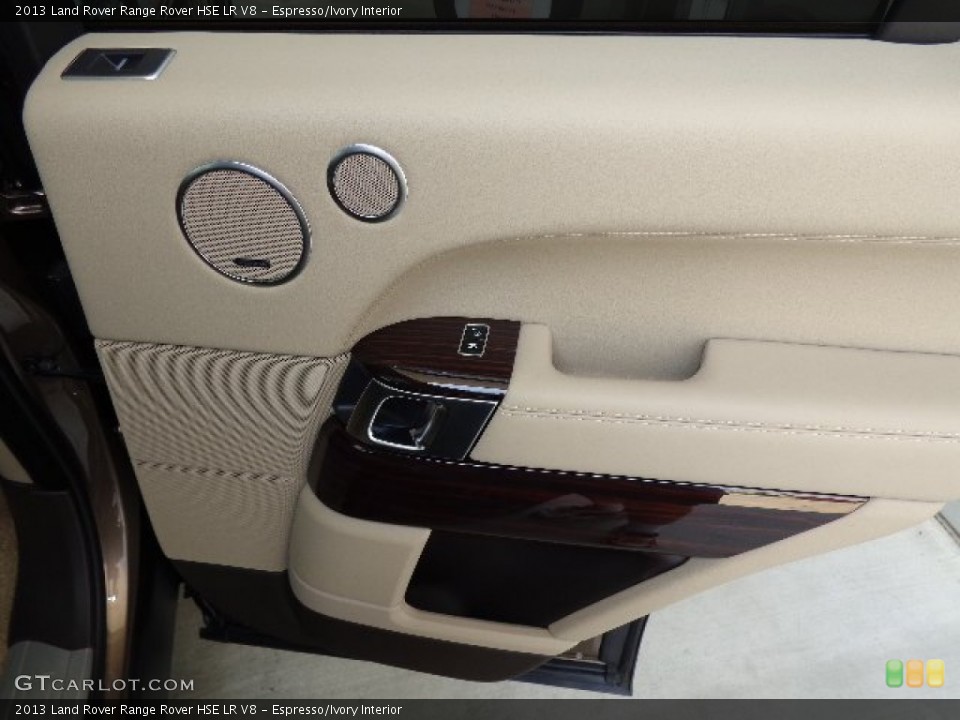 Espresso/Ivory Interior Door Panel for the 2013 Land Rover Range Rover HSE LR V8 #81234180