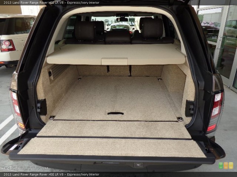 Espresso/Ivory Interior Trunk for the 2013 Land Rover Range Rover HSE LR V8 #81234223