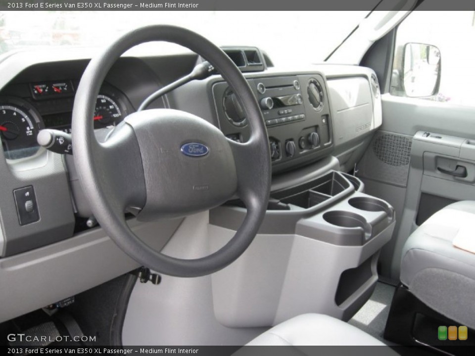 Medium Flint Interior Dashboard for the 2013 Ford E Series Van E350 XL Passenger #81234303