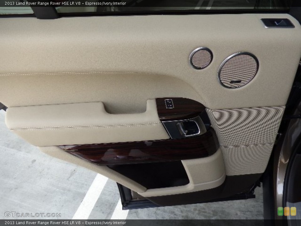 Espresso/Ivory Interior Door Panel for the 2013 Land Rover Range Rover HSE LR V8 #81234305