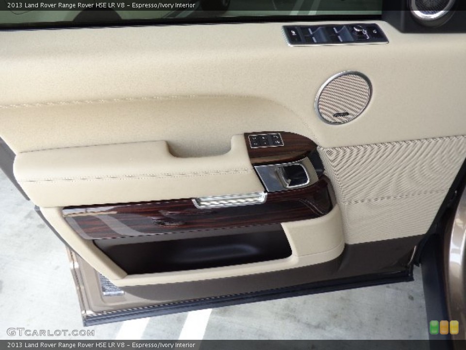 Espresso/Ivory Interior Door Panel for the 2013 Land Rover Range Rover HSE LR V8 #81234331